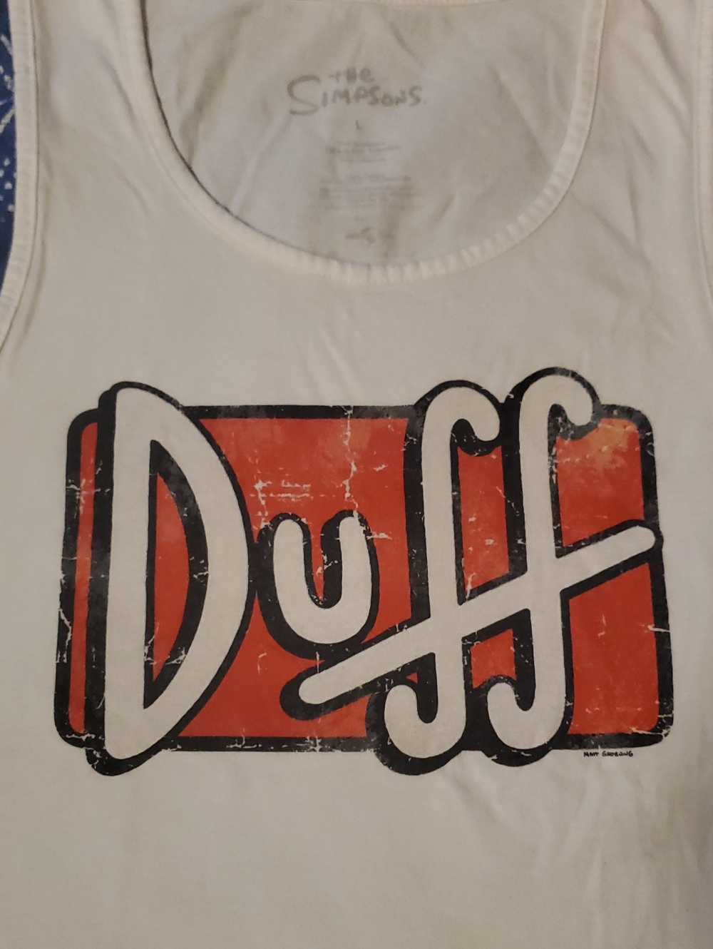FWB💫 The Simpsons Duff Beer Logo Tank Top